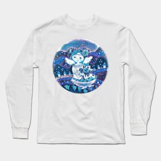 Christmas angel girl Long Sleeve T-Shirt